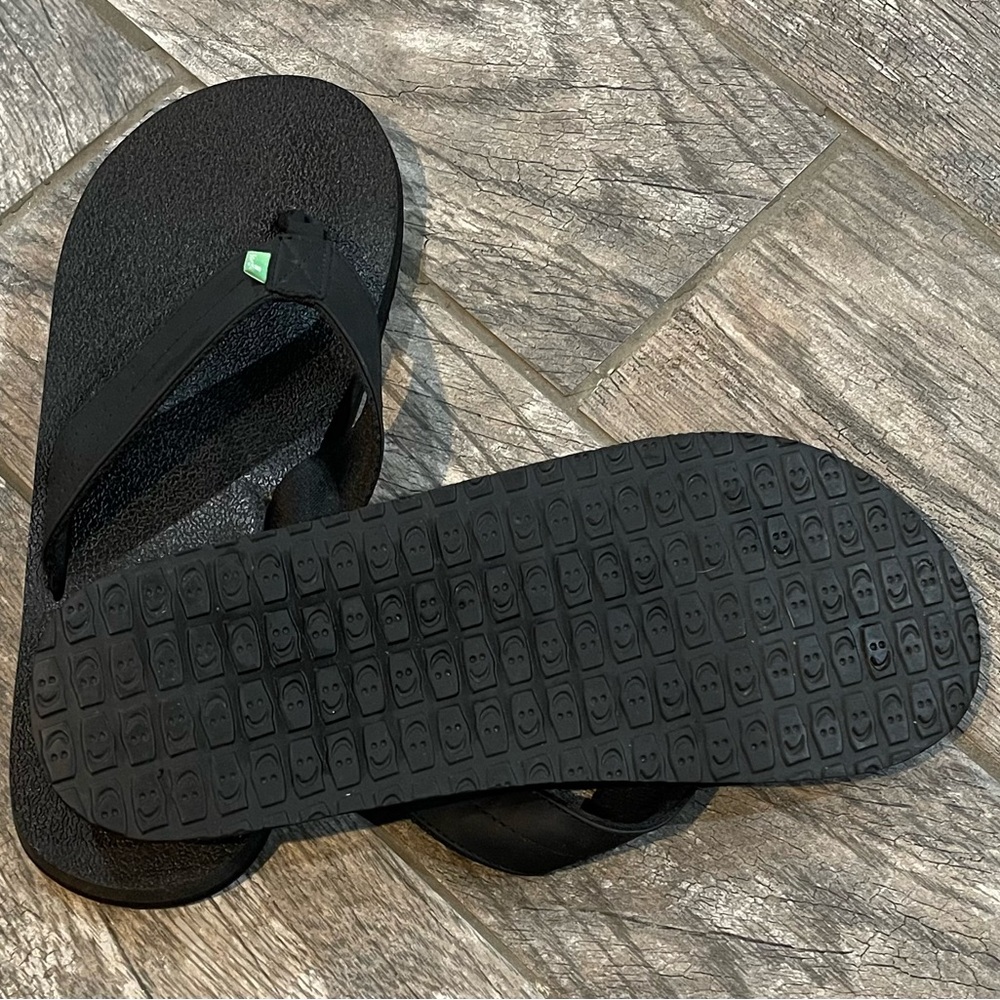 Sanuk Men’s Beer Cozy Flip Flops - Size 12 - Picture 5 of 7